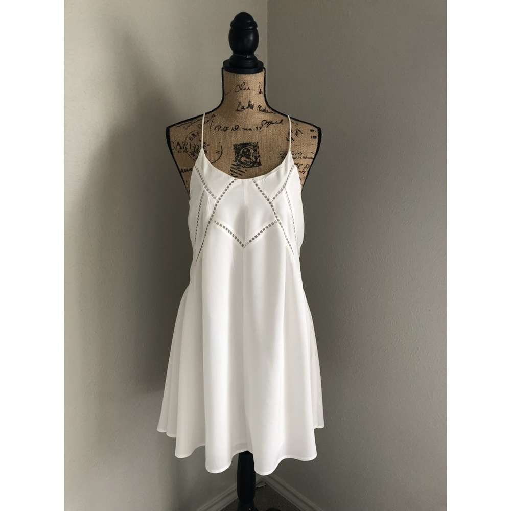 Lulus Easy Honey Ivory Slip Dress NWOT 💕